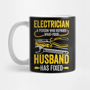 Funny Electrician Job Profession Gift Mug